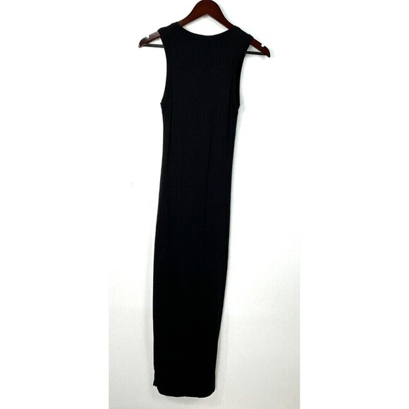 Lulus Shield and Sword Womens Size M Black Sleeveless Maxi Dress With Pockets E2 - Picture 5 of 10